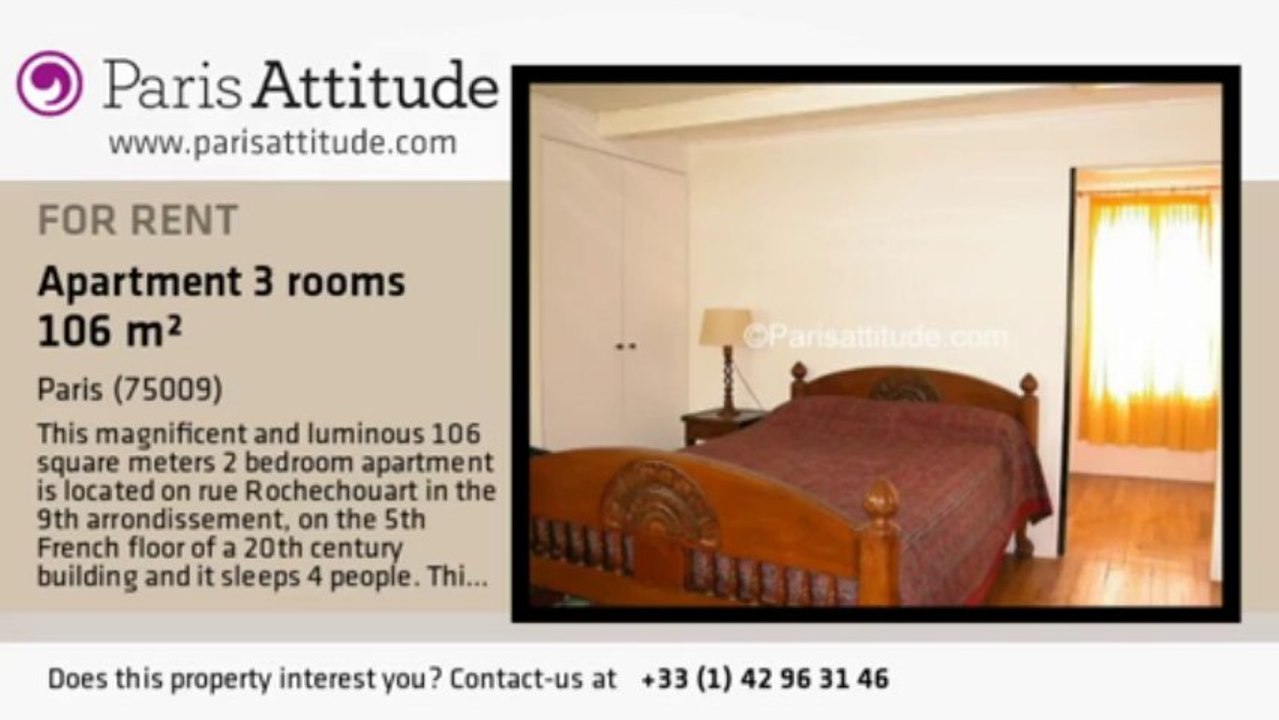 2 Bedroom Duplex for rent - Poissonnière, Paris - Ref. 527