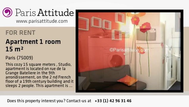 Studio Apartment for rent - Notre Dame de Lorette, Paris - Ref. 5933