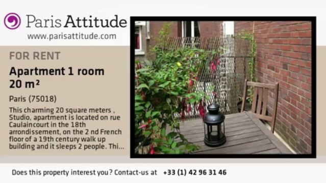 Studio Apartment for rent - Montmartre, Paris - Ref. 7821