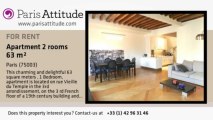 1 Bedroom Apartment for rent - Musée Picasso, Paris - Ref. 8034