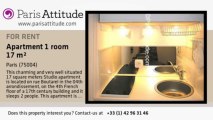 Studio Apartment for rent - Ile St Louis, Paris - Ref. 4002