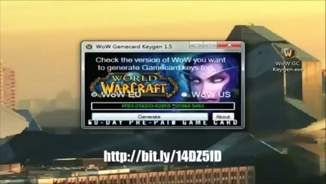 WORLD OF WARCRAFT HACK - WOW TIME CARD GENERATOR 2013 updated Oct 15,2013