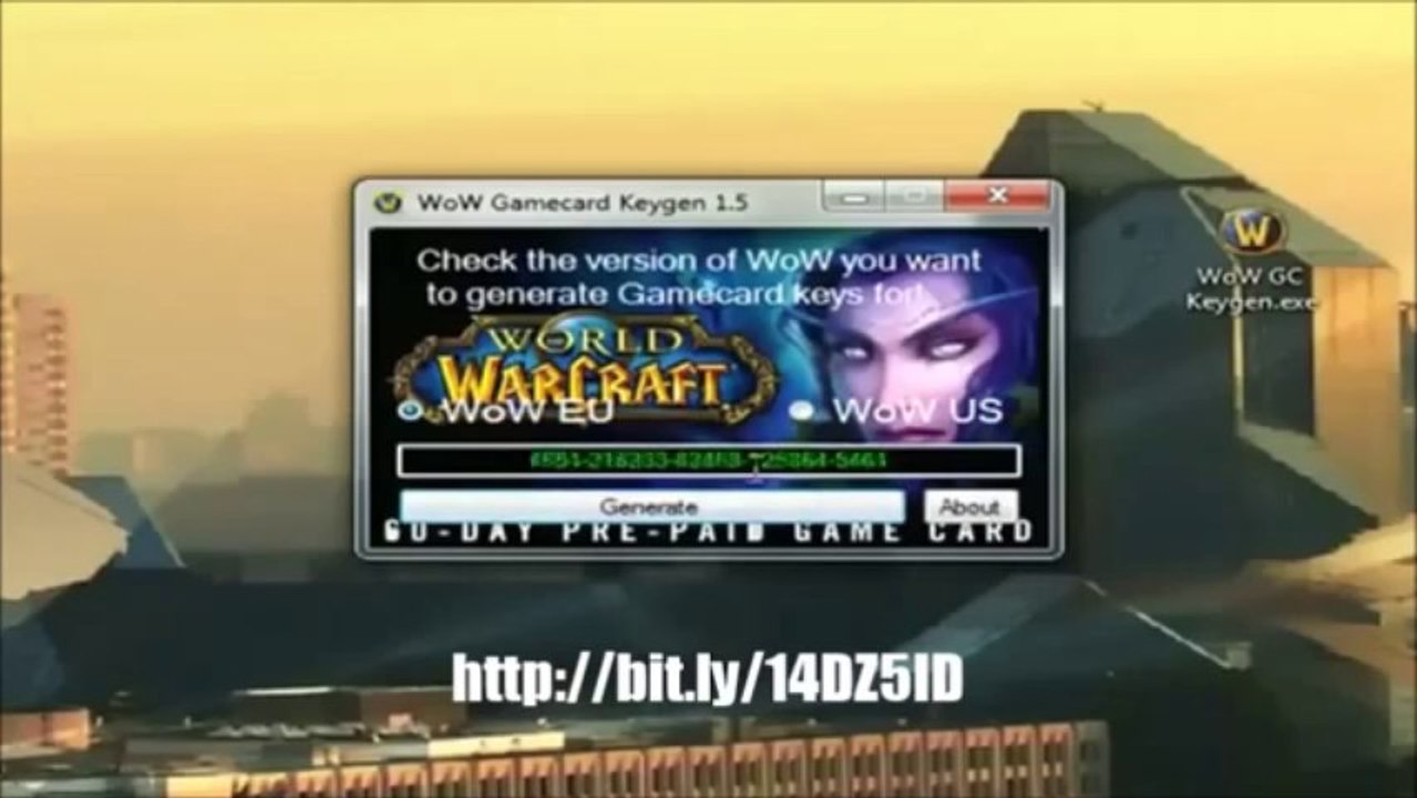 WORLD OF WARCRAFT HACK - WOW TIME CARD GENERATOR 2013 updated Oct 15,2013