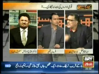Khara Sach - Mubasher Lucman -14th October 2013 - Privatization Of National Assests
