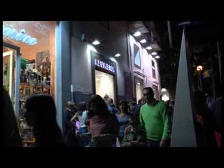 Скачать видео: Napoli - Notte Bianca al Vomero -1- (14.10.13)