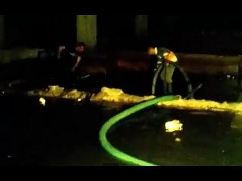 Aversa (CE) - Acqua tra le fondazioni della scuola Cimarosa: problema risolto (14.10.13)