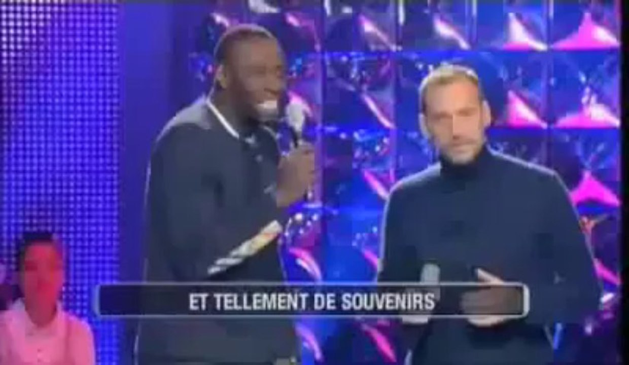 Omar et Fred, avec Doudou, chez Nagui