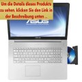 Angebote Asus N750JV-T4097H  43,94 cm (17,3 Zoll) Notebook (Intel Core i7 4700HQ 2,4GHz, 8GB RAM, 1256GB HDD, NVidia GT...