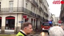 Incendie rue Lafayette - Feu de comble