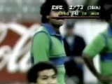 Pakistan bowling vs England WCC 1985