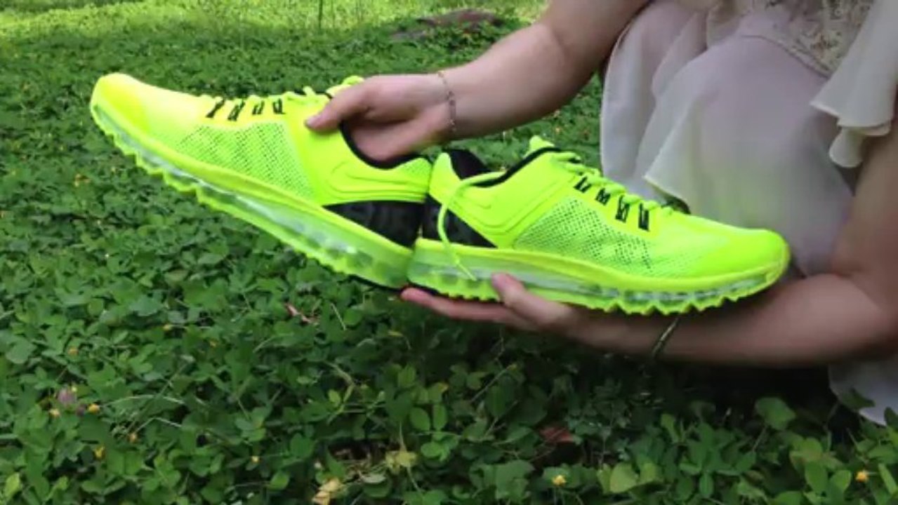 *www.kicksgrid1.ru* Mens Nike Air Max 2013 Shoes Black Fluorescent
