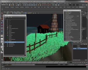 Créaton,utilisation et animation de Paint effects dans Maya