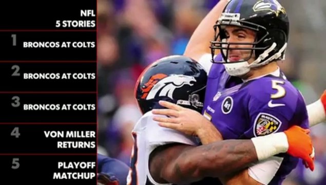 NFL 5 Stories Broncos at Colts