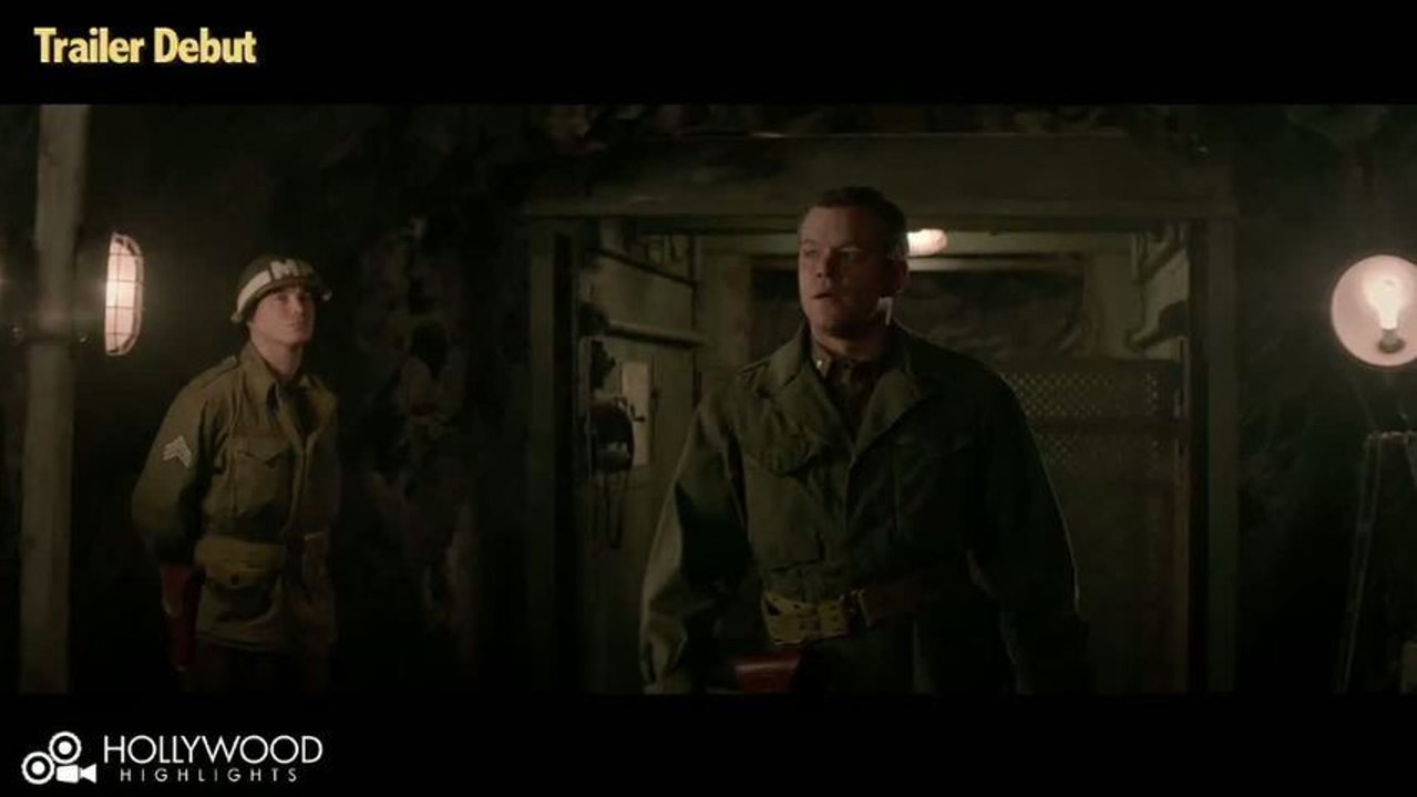 SNEAK PREVIEW: George Clooney & Matt Damon in The Monuments Men