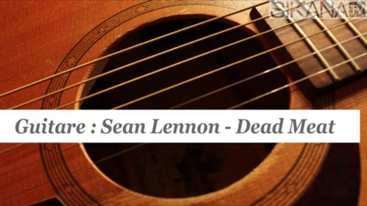 Cours guitare : jouer Dead Meat de Sean Lennon
