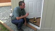 Build a Shed Like a Pro - How to Install a Pre-Hung Exterior Door - Video 14 of 15