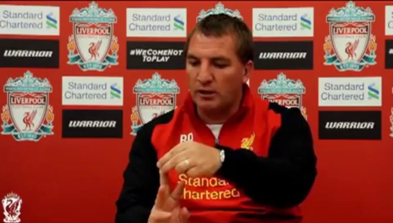 Brendan Rodgers explaining midfield dynamic. (4-3-3 vs 4-2-3-1)