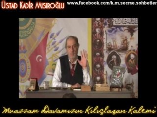 Türkçe Olimpiyatları hakkında, Üstad Kadir Mısıroğlu