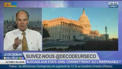 Blocage aux États-Unis : commettront-ils l’irréparable ? dans Les décodeurs de l'éco - 15/10 3/5