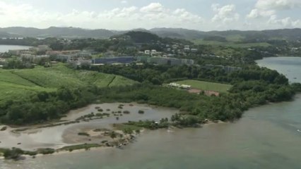 Ville de Trinité : bourg, collège, lycée et quartier "Tartane"