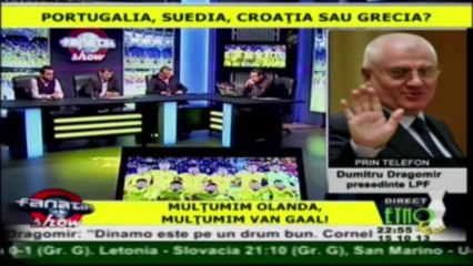 Dumitru Dragomir la FANATIK SHOW (15.10.2013)