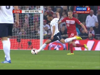 Англия - Польша 1т. "myfootball.ws"
