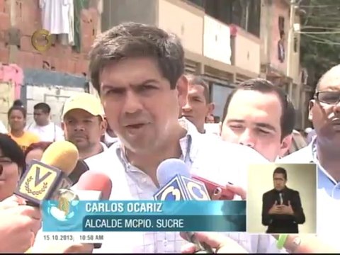 Ocariz: Hidrocapital aún no le cumple al pueblo del municipio Sucre
