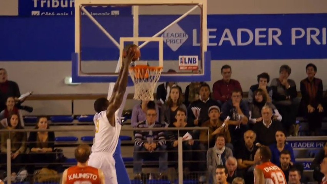 24 sec, PB86 : Dunk d'Ekperigin Vs Lille (2013-2014)