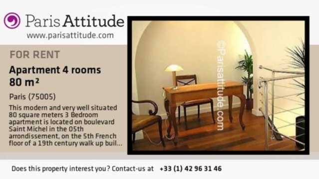 3 Bedroom Apartment for rent - Jardin du Luxembourg, Paris - Ref. 3390