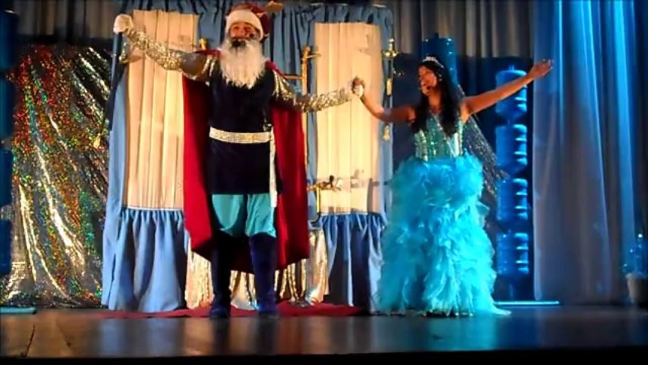 O REINO DE ACQUALYMPIA: Princesa Acqua (Thaisa Galeno) e Rei Acquarius (André Faxas)