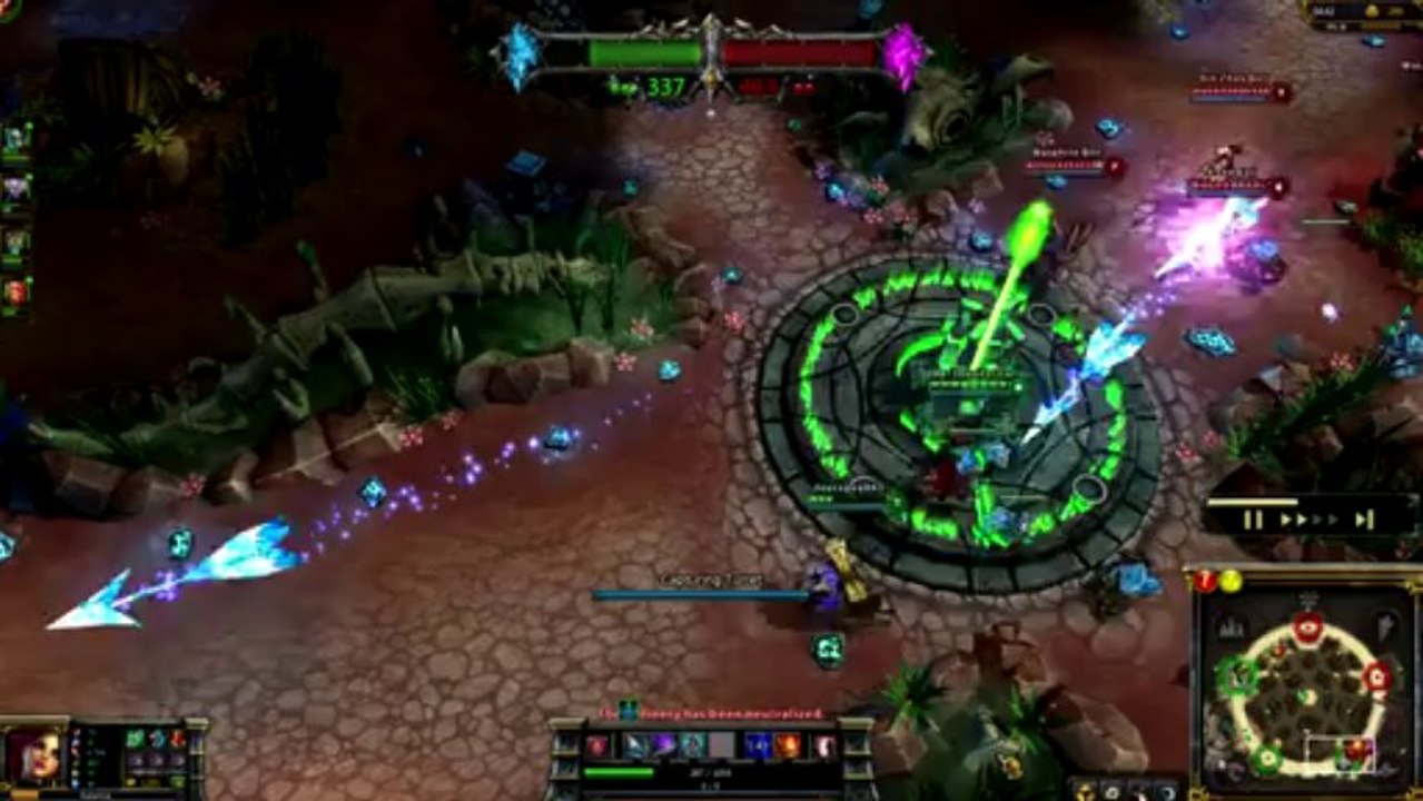 LOL FUN - Hack cheat - Ashe triple ultime - trple fail - league-of-legends