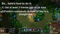 LOL FUN - How to kill a fed twitch - league-of-legends
