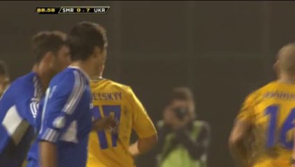 San Marino rout not enough for Ukraine