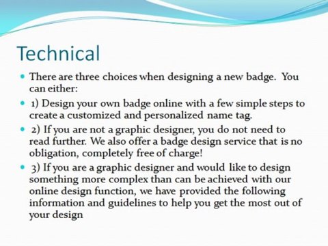 Name Badges & Name Tags