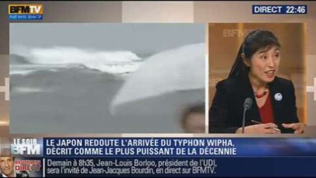Le Soir BFM: le typhon Wipha menace le Japon - 15/10 1/3