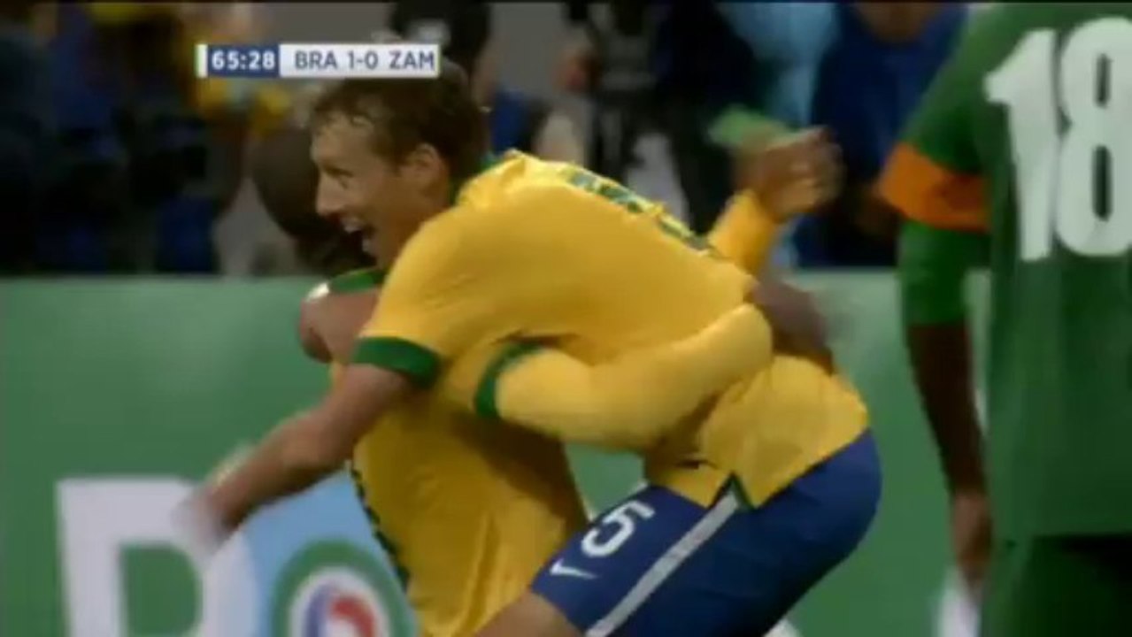 Neymar großartig, Oscar glücklich, Sambia geschlagen