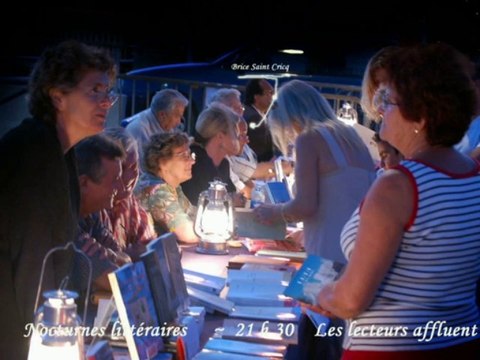 Vidéo Nocturnes littéraires et salons du livre de Brice Saint Cricq - Ecrivain français