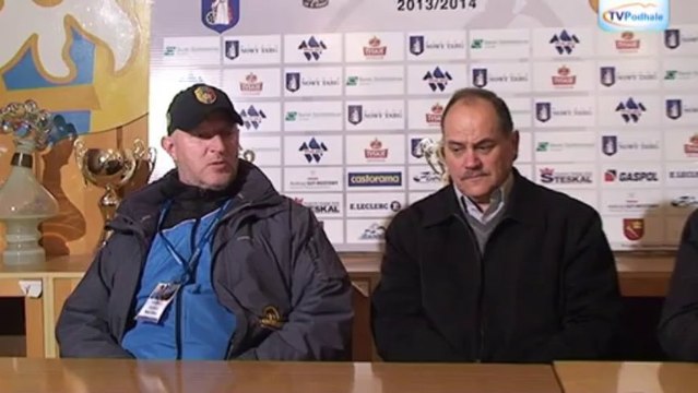 Konferencja prasowa po meczu MMKS Podhale Nowy Targ vs JKH GKS Jastrzębie