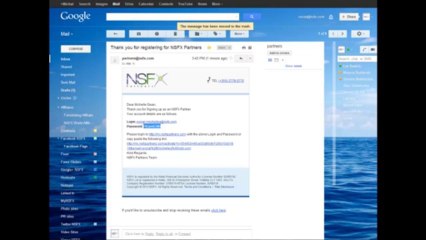 Signing up to NSFX Partners