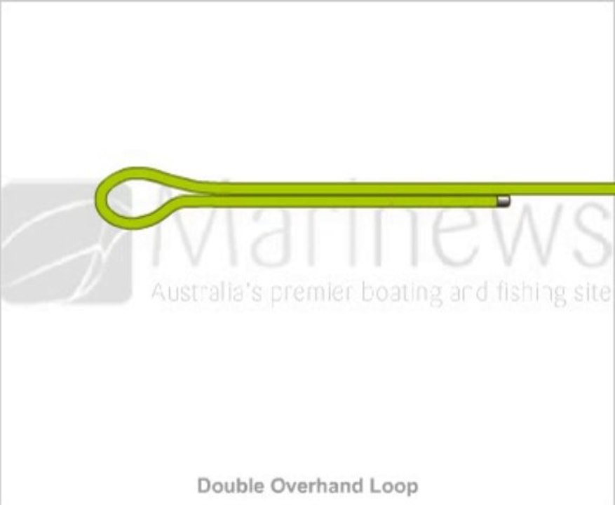 How to tie Double Overhand Loop Knot