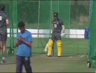 Australians practice hard for next match against India