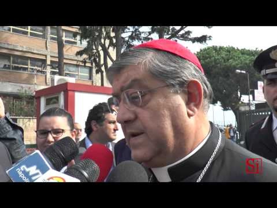 Napoli - Sepe inaugura la "Banca del Latte Materno" -1- (15.10.13)