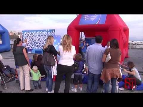 Napoli - Italia-Armenia, il Vivo Village sul Lungomare (15.10.13)