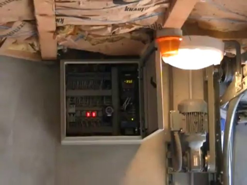 Première commande porte de garage