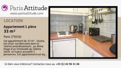 Appartement Studio à louer - Trocadéro, Paris - Ref. 6964