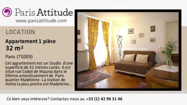 Appartement Studio à louer - Madeleine, Paris - Ref. 3760