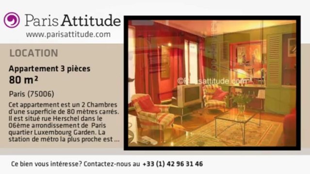 Appartement 2 Chambres à louer - Jardin du Luxembourg, Paris - Ref. 2765