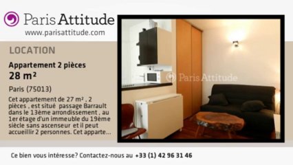 Appartement 1 Chambre à louer - Place d'Italie, Paris - Ref. 7936