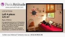 Loft 3 Chambres à louer - République, Paris - Ref. 329