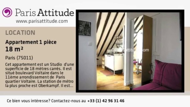 Appartement Studio à louer - Oberkampf, Paris - Ref. 2445